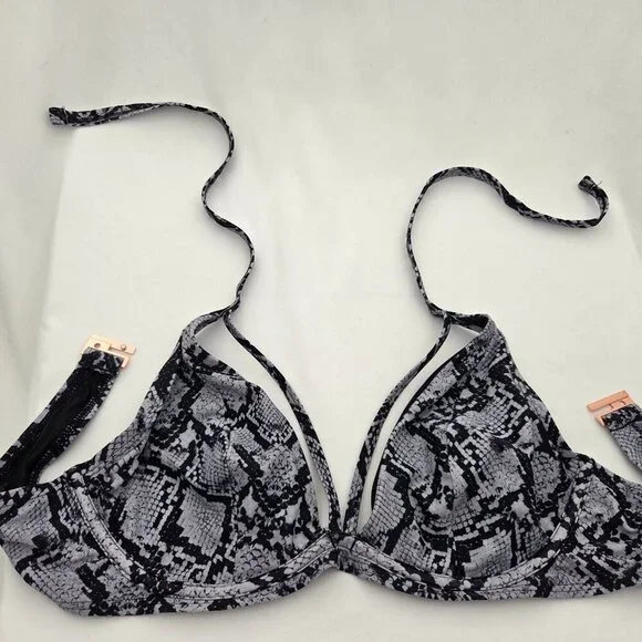 Serpent Siren Halter Bikini Top - Size 14 - Picture 1 of 8